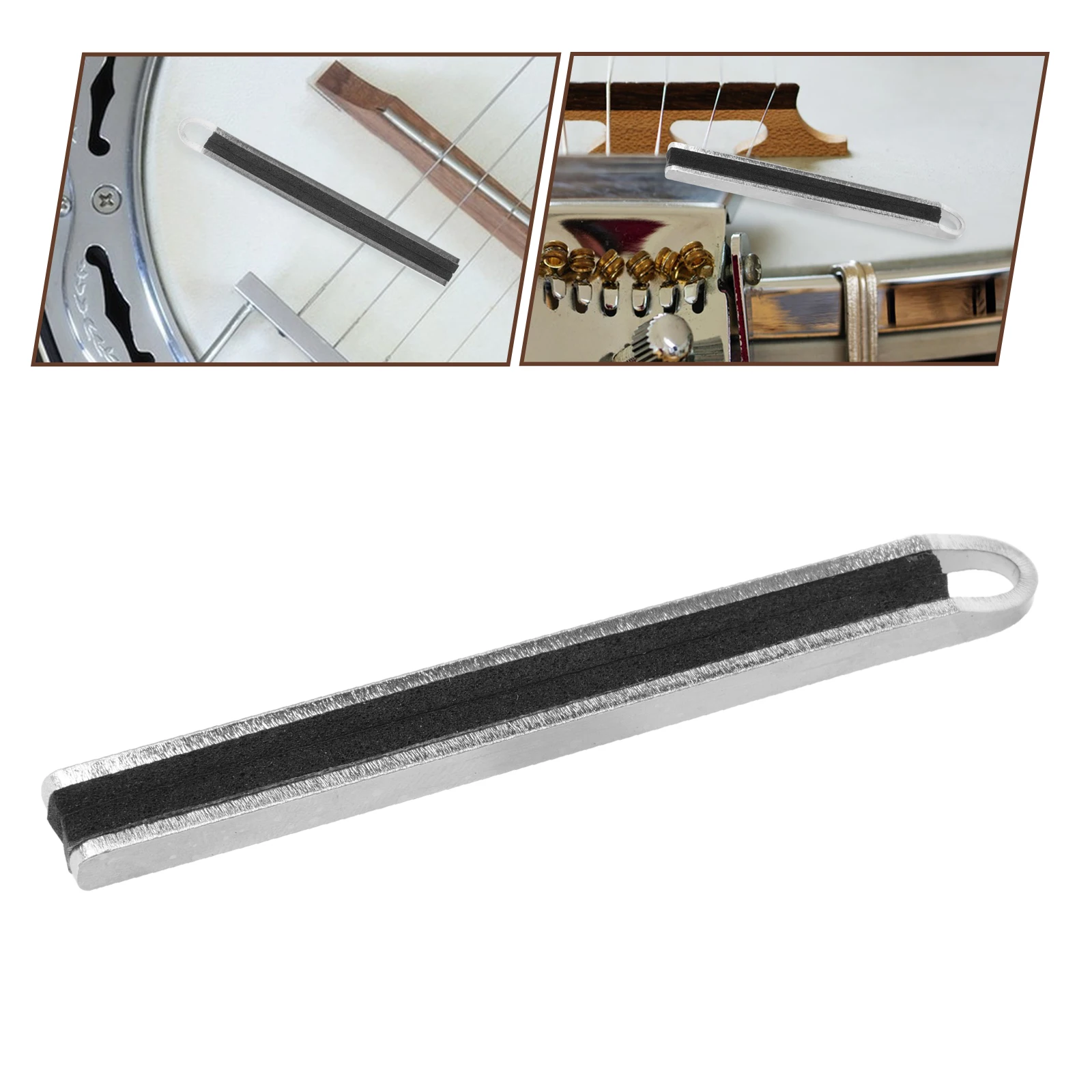 Banjo String Mute Pad Noise Reducer Sound Dampener Protector Accessory For Instrument Easy Install Lightweight Durable Tool - Image 2