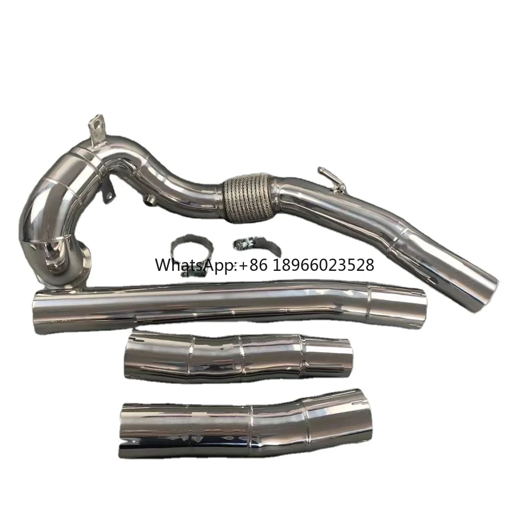 Exhaust System 304 Stainless Steel Downpipe For VW MK7 R&Audi A3 downpipe