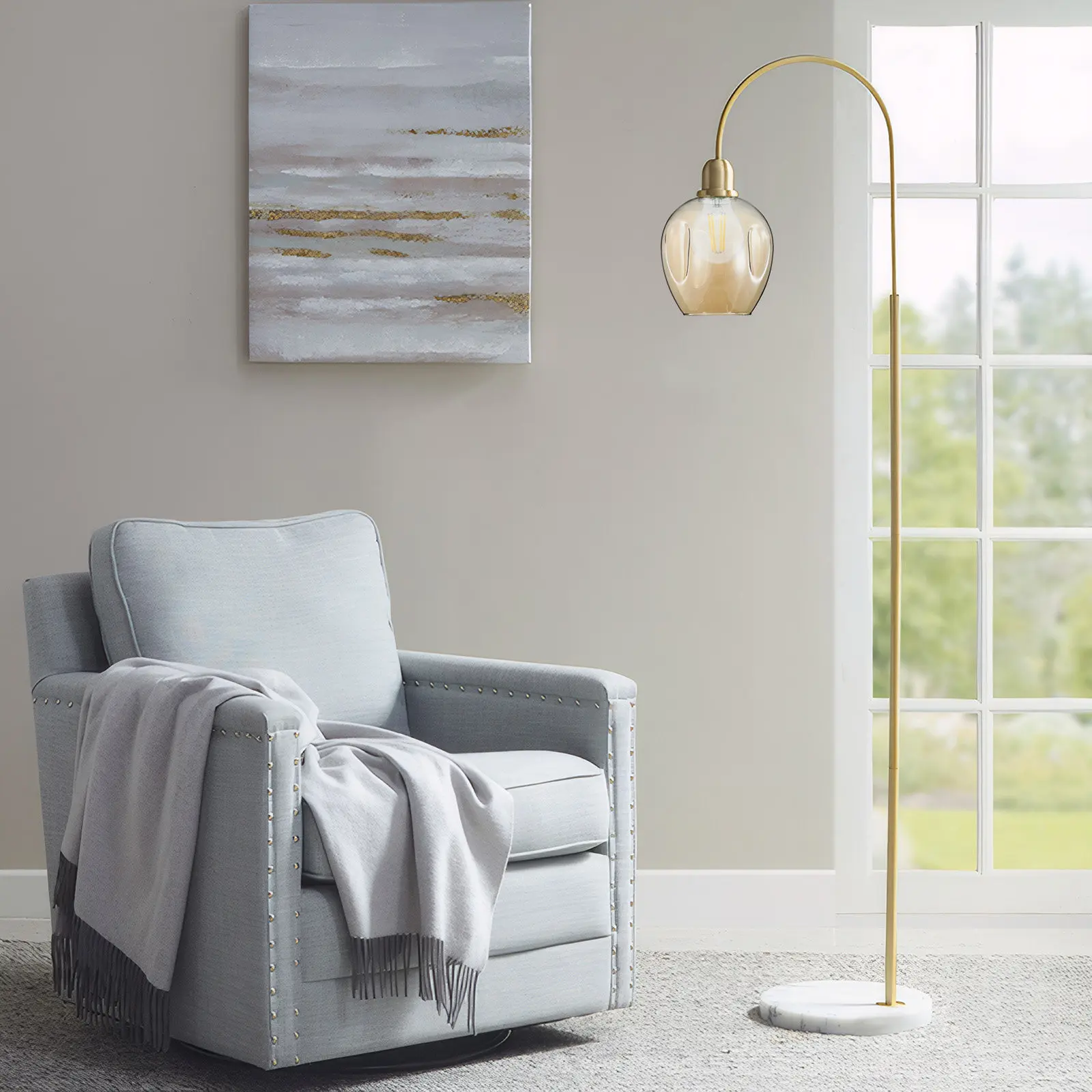 1Pcs Glass Lampshade Transparent European Style Bedroom Lamp Cover Decorative Lamp Cover Warm Atmosphere Light Accessory