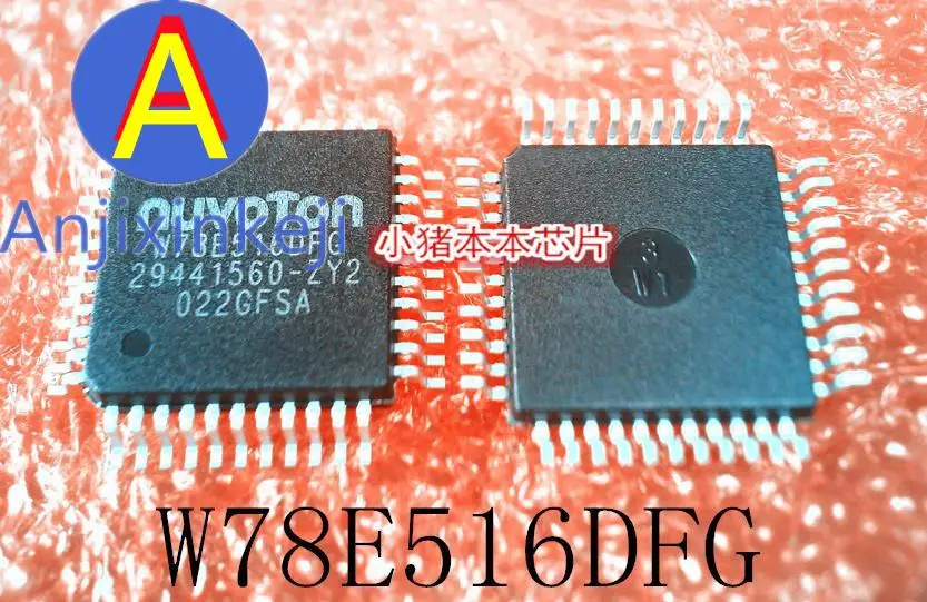 

5pcs 100% orginal new best quality W78E516DFG W78E516 QFP44 Microcontroller IC