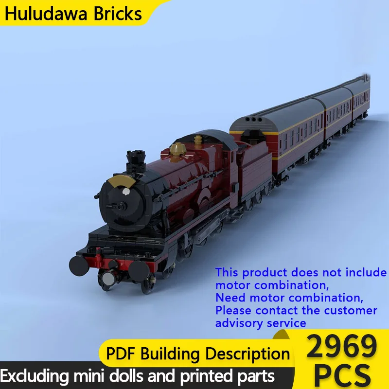 

Popular Movie Model MOC Building Bricks Railway Transportation Train Modular Technology Gifts Holiday Assemble Children Toy Suit