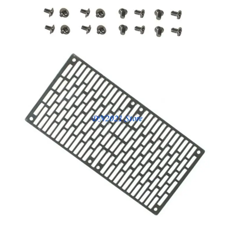 F3KE Fan Radiator Guard Galvanized Steel Cooling Fan Protector Cover for Computer Cooling Systems and Accessories