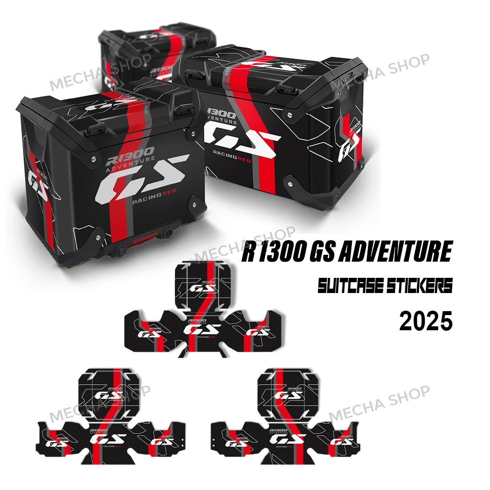 

R1300GSA Suitcase Sticker Kit Motorcycles Luggage Decal Protection for R 1300 GS ADV Racing Red2025