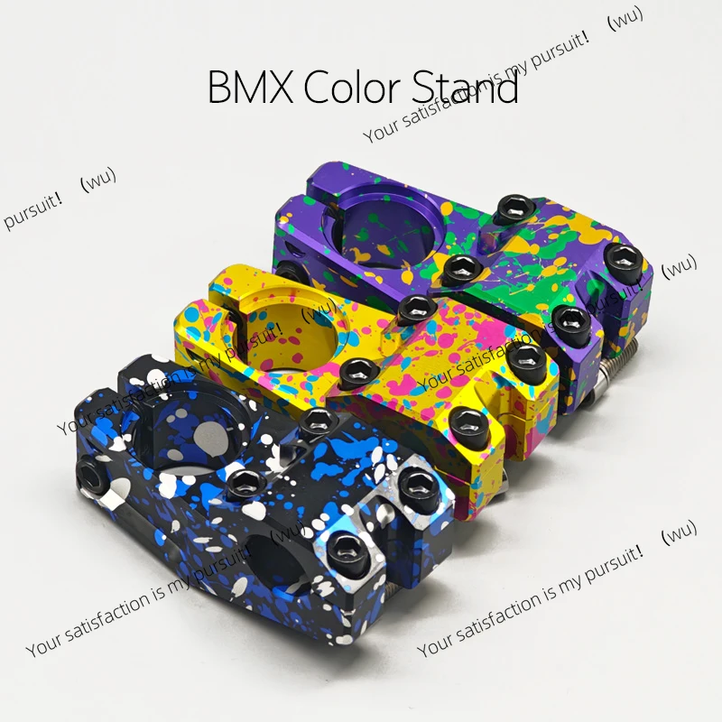 

extreme small scooter CNC aluminum alloy front cover handle handle, gold blue purple colored handle handle, 50mm