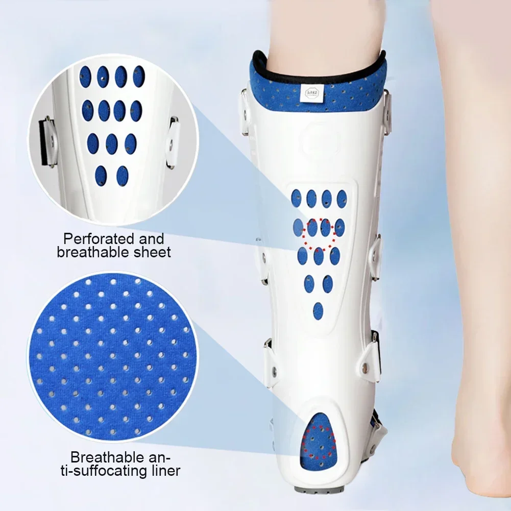 Customizable Ankle Sprain Orthosis Stabilizer Adjustable Foot Protector Leg Foot Orthosis for Hemiplegia Corrector