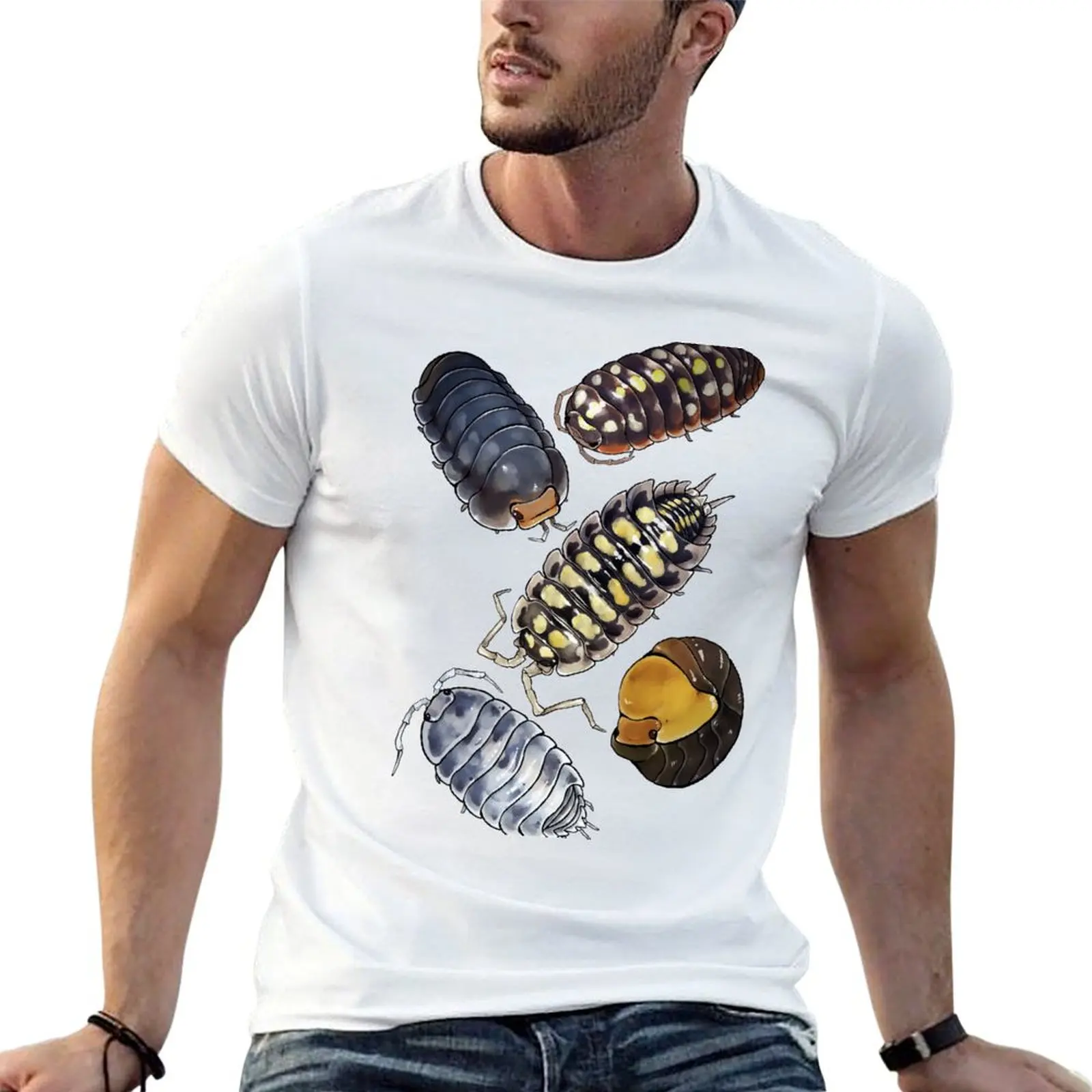 

Изоподс! Футболка хлопковые футболки мужские 100% мужская футболка дизайнерская футболка