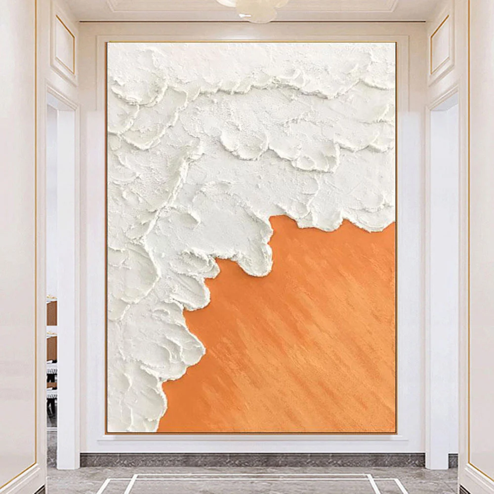 

100% Pure Hand-Painted Abstract Oil Painting In Living Room, Home, Study, Porch, Canvas, Modern Wall Art Decoration