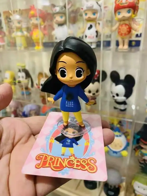 Disney Princess Series Ariel Belle Rapunzel Blind Box Doll Model Toy Movie & TV PVC Finished Goods Collection Ornaments