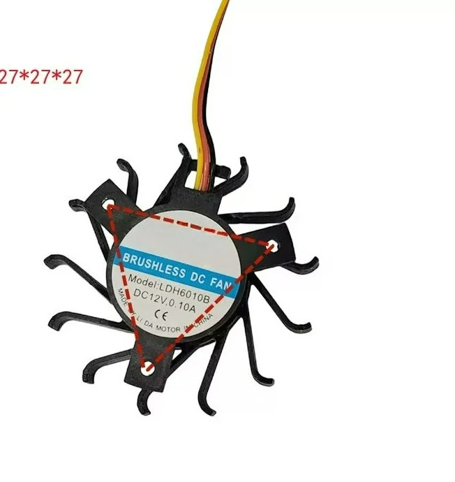 Suitable for LDM6010S / LDH6010B Motherboard CPU Cooling Fan, Fan Diameter: 45mm, Hole Spacing: 353527mm