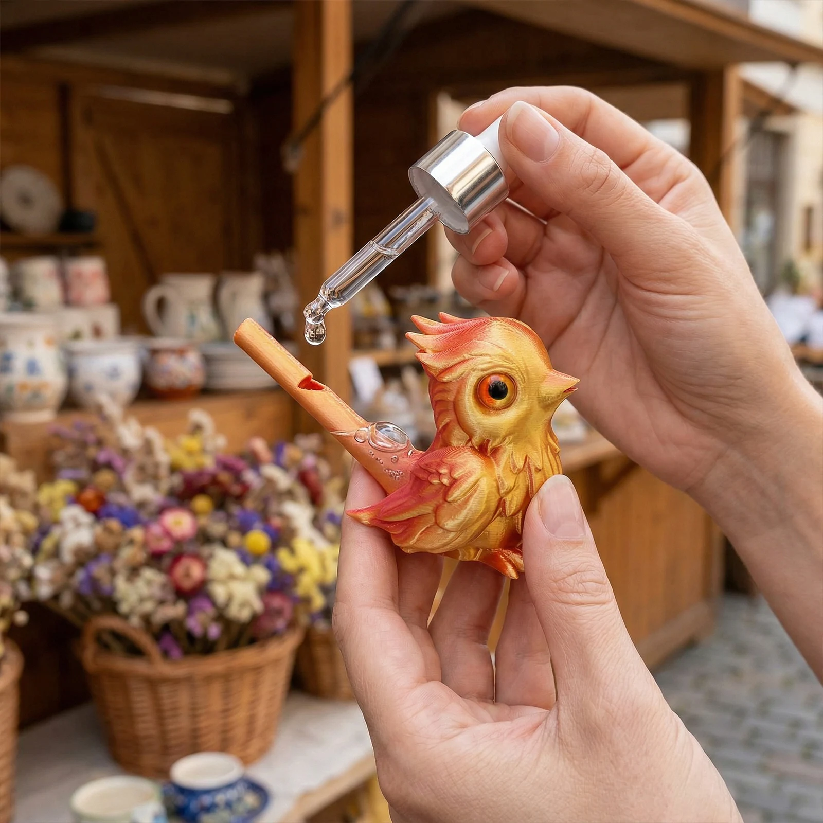 

6Pcs Realistic Animals Models Creative Simulated Bird Whistle 3D Printing Musical Instrument for Home Office Decor