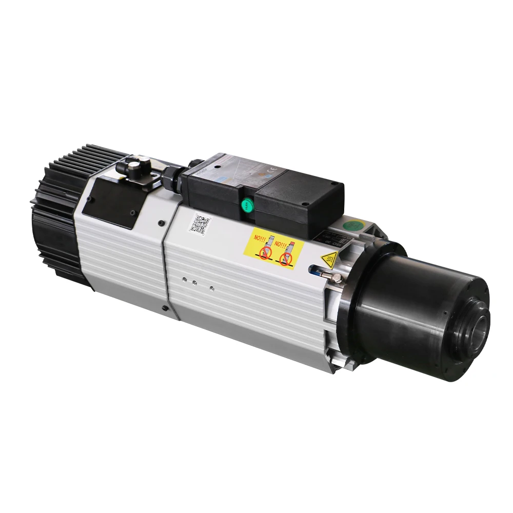 Air Cooled HQD GDL 9kw 24000rpm ISO30 400-800HZ 20A 32A ISO30 Cnc 9kw Atc Spindle