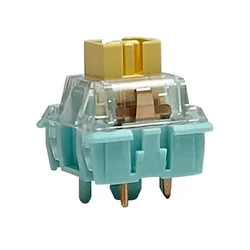 Haimu Sea Salt Switch Silent Linear Tactile 5pin Factory Prelubed Hot Swappable Switch for Mechanical Keyboard Gaming and Office
