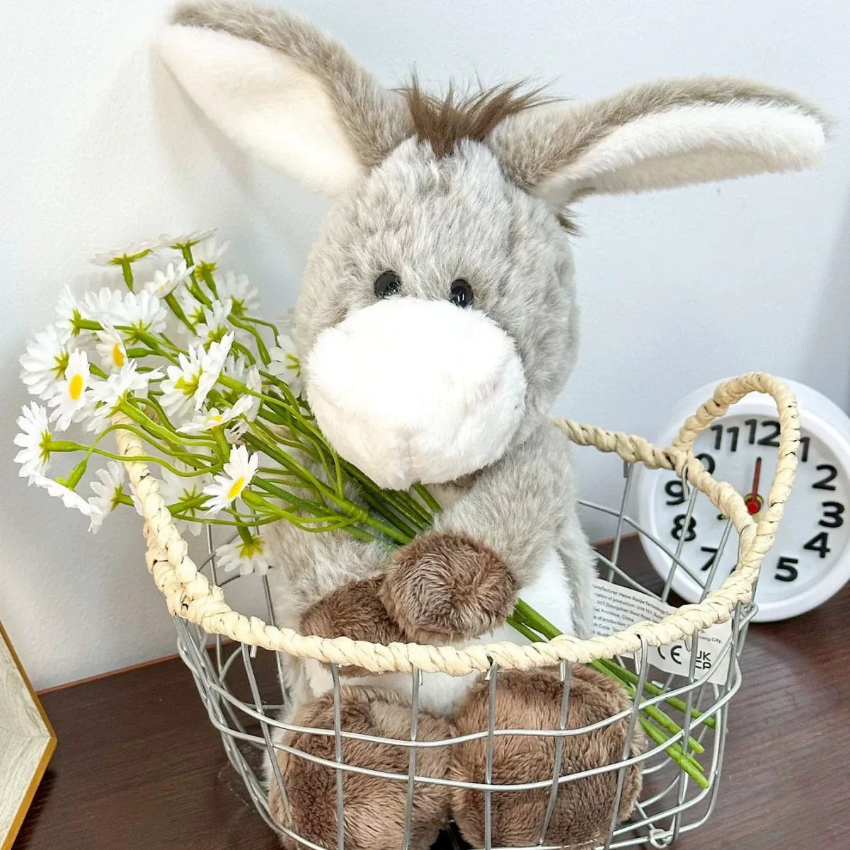 

&40cm Soft Plush Donkey Toys–Cuddly Donkeys for Boys, Girls & Babies–Fluffy Stuffed Animal for Cuddling Playing Plush Toys Decor