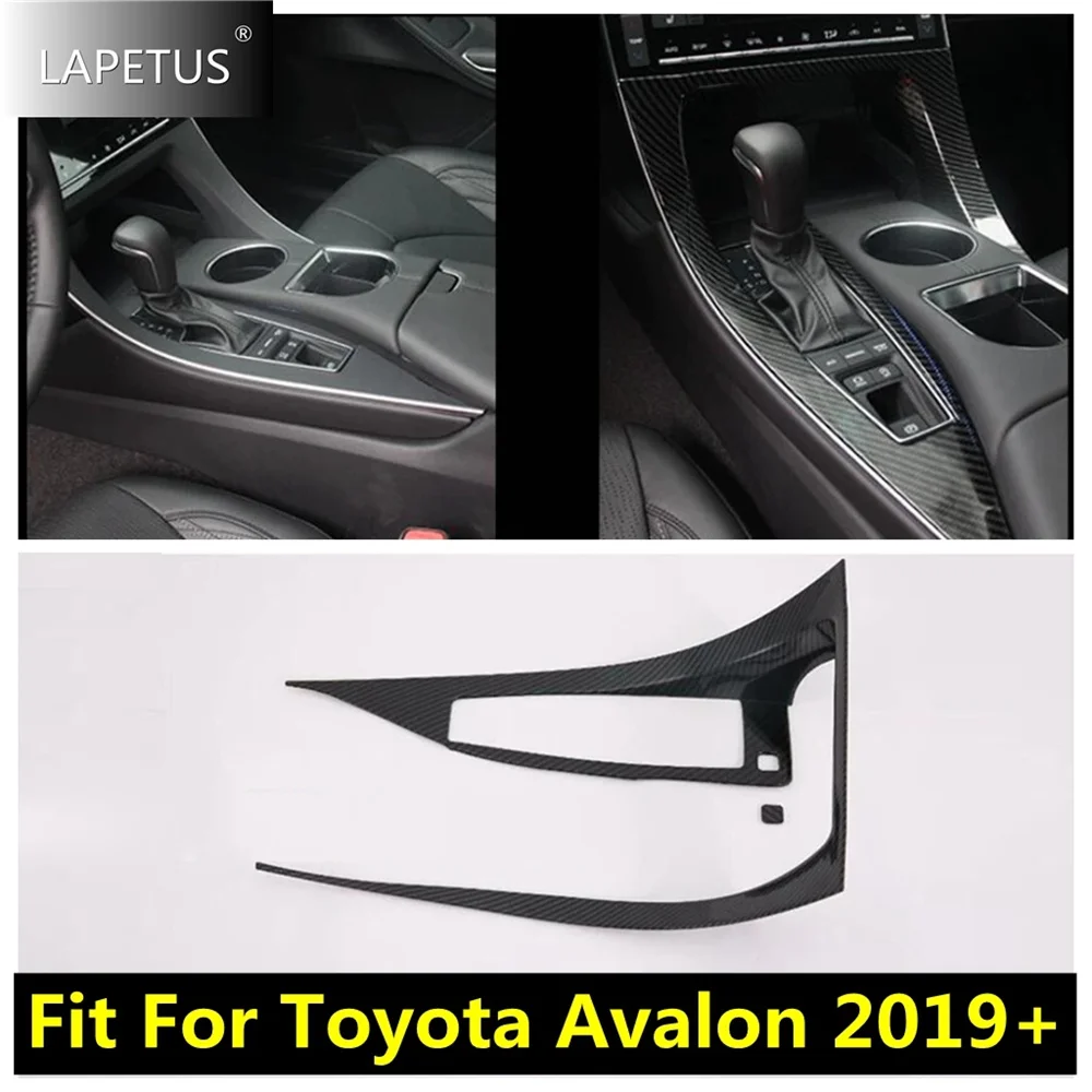 

For Toyota Avalon 2019 - 2023 Car Central Control Stalls Gear Shift Box Cover Trim ABS Carbon Fiber Look Interior Accessories