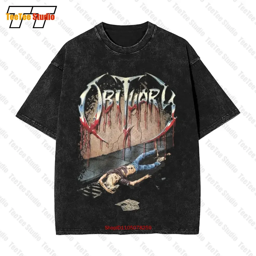 Obituary Slowly We Rot Death Metal Vintage  T-Shirt TZLR