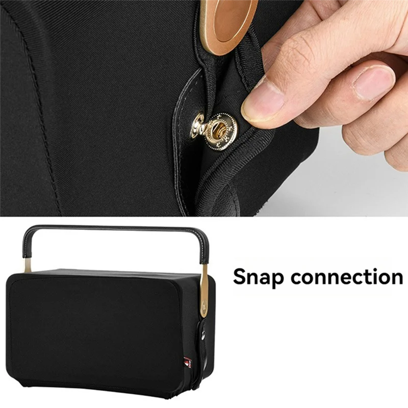 เคสกันฝุ่นสําหรับฝาครอบป้องกันลําโพง Bluetooth ของแท้พร้อมเคสกันฝุ่นแบบวงยืดหยุ่น