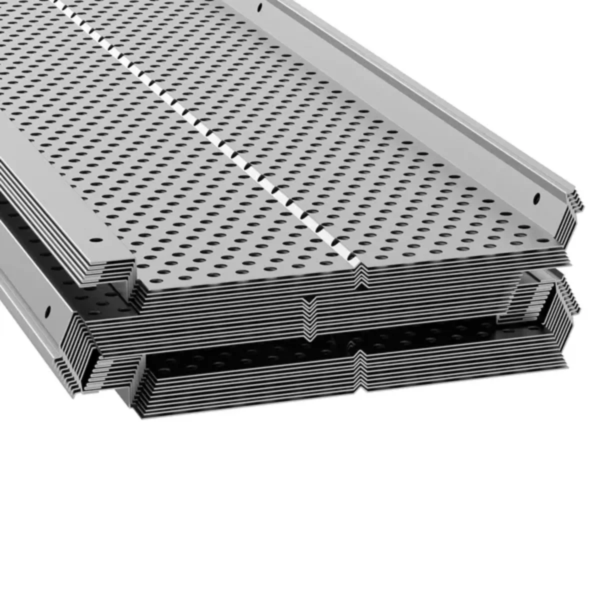 VEVOR 6인치 알루미늄 거터 가드, 26개, 총 길이 104피트, 0.157인치 조리개, 보편적으로 적합