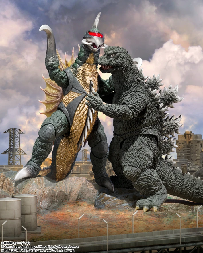 Bandai figura Original de Anime S.H.MonsterArts Godzilla 1972, figuras de acción de juguete para niños, regalo, adornos de modelos coleccionables