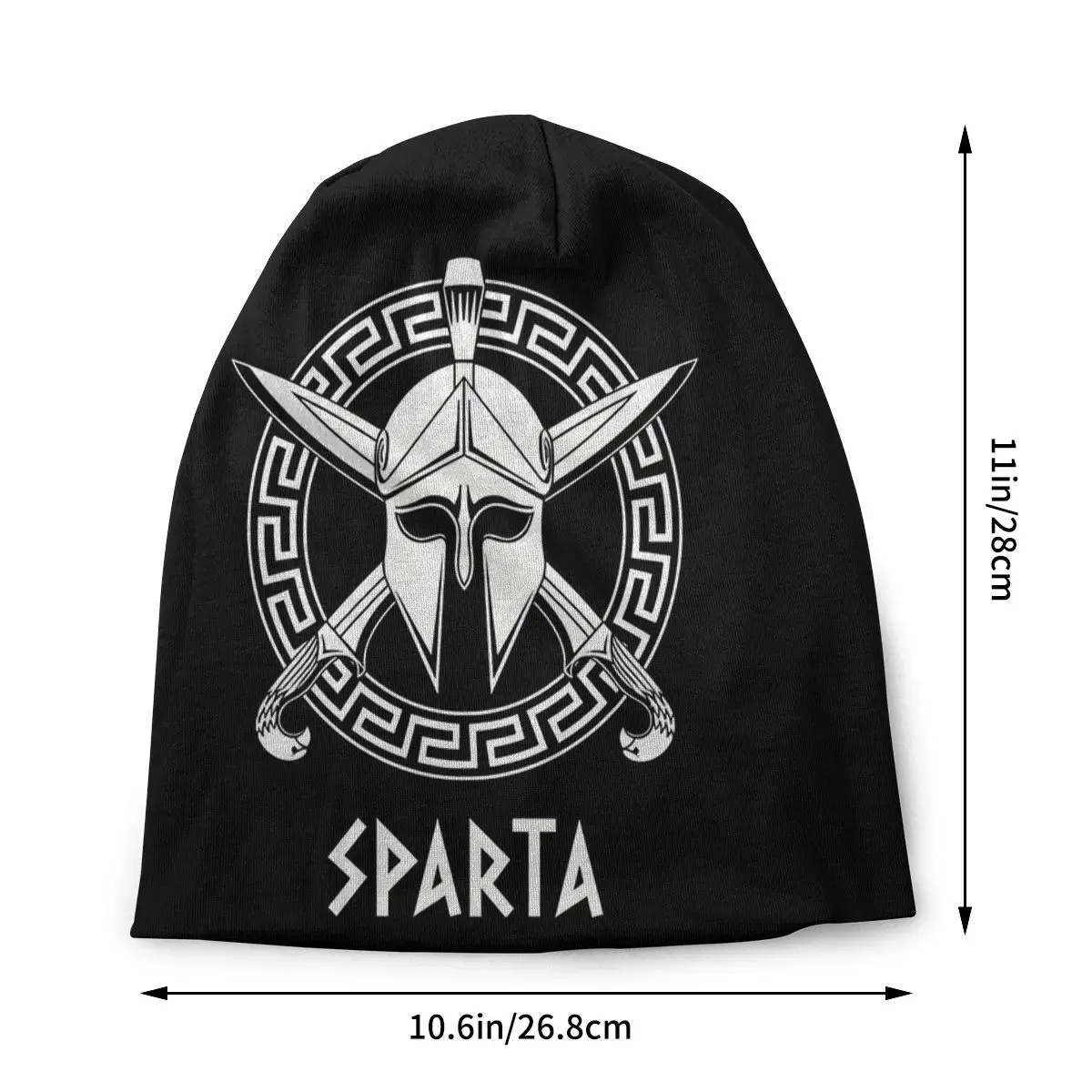 Dark Skull Outdoor Thin Beanie Caps Spartan Cartoon Skullies Beanies Ski Caps Soft Bonnet Hats