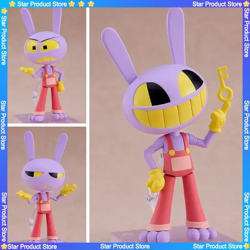 Q Version Action Figure Interchangeable Face Anime Doll Model Toy 10cm The Amazing Digital Circus Jax 2771 Desktop Ornament Gift