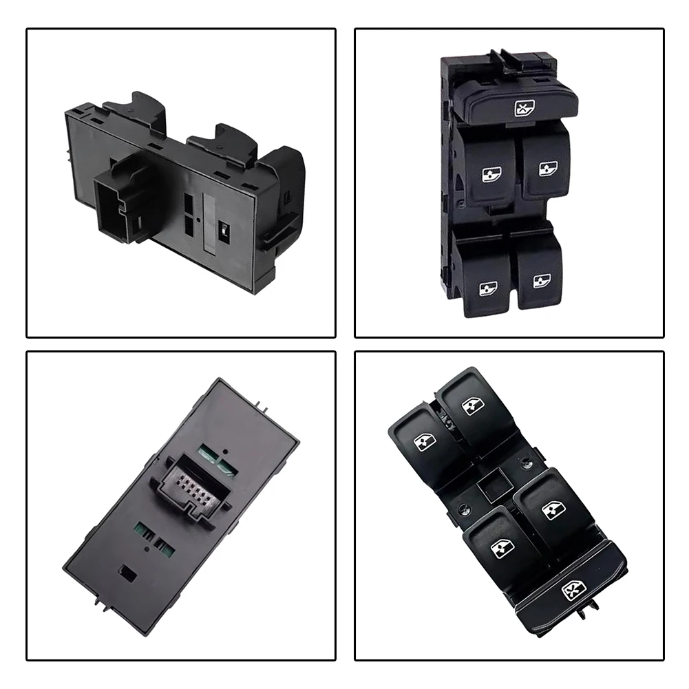Car Power Window Switch 6V1959857A For Skoda For Rapid For Fabia 2013-2020 Black Plastic Interior Door Control Replacement Part