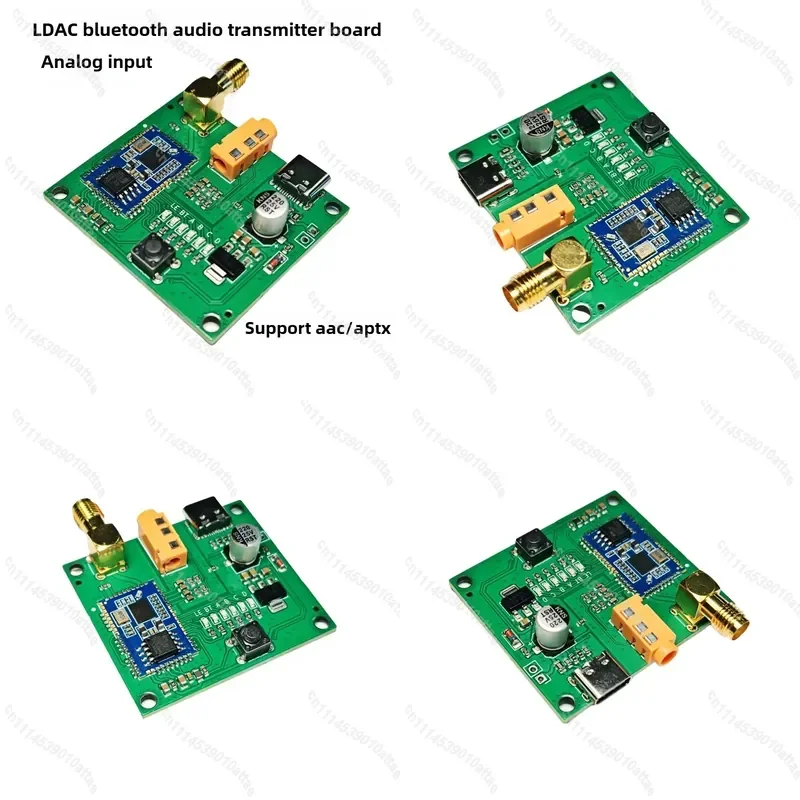 QCC5181 Bluetooth 5.4 Audio Receiver Module LDAC AAC aptX HD Lossless Wireless Adapter 3.5mm AUX Type-C 5V Input for DIY