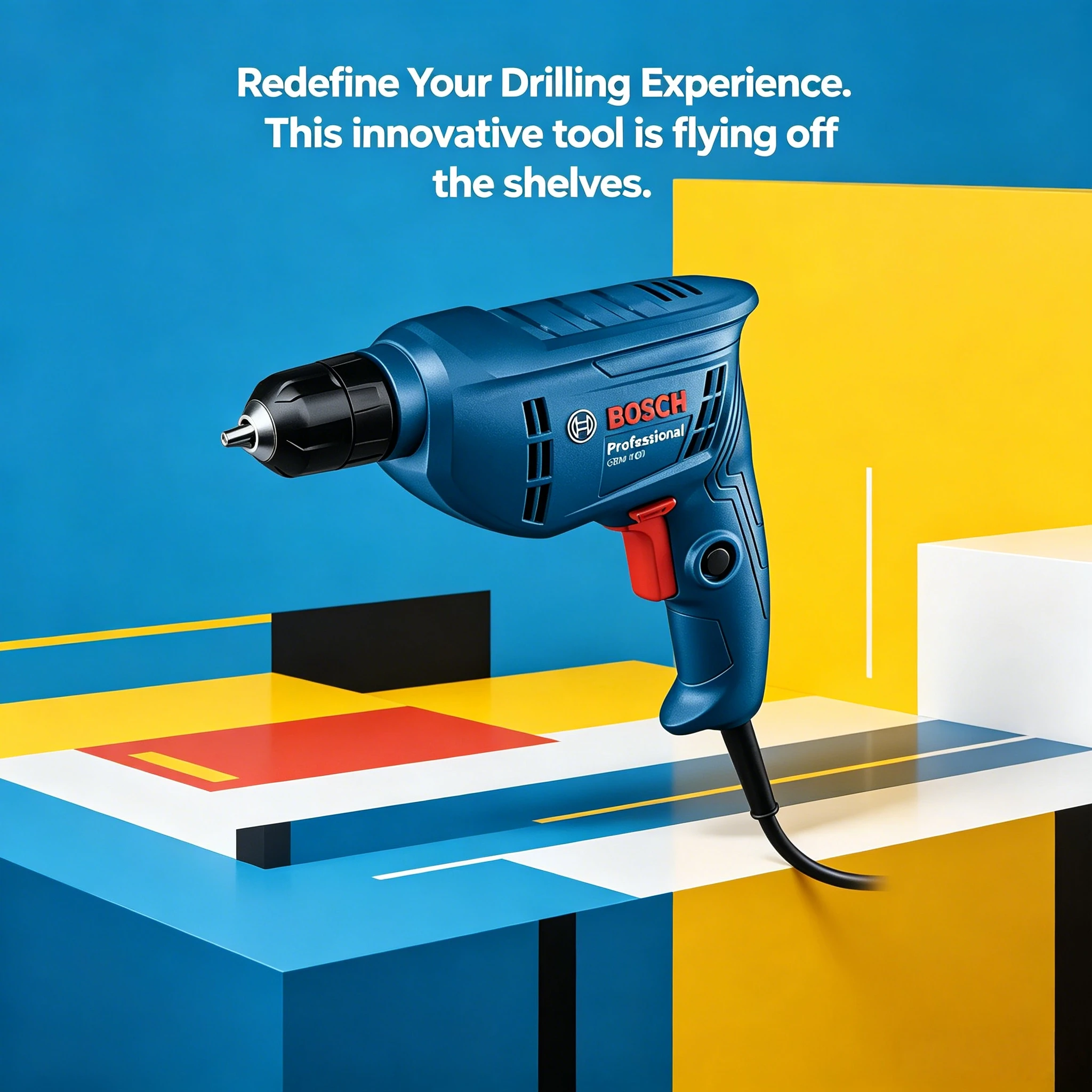 Power Tools Bosch - Bosch GBM400 Electric Screwdriver Drill, Multifunctional