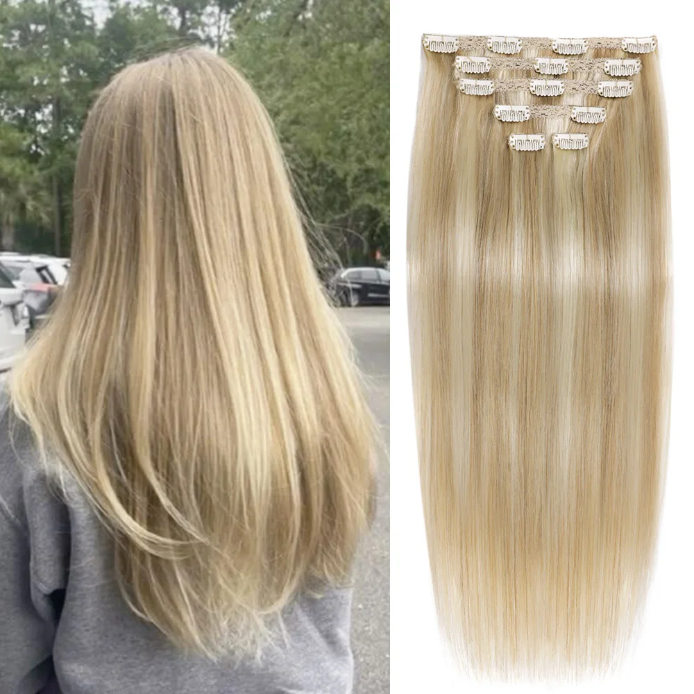 

Зажим для наращивания волос, человеческие волосы, бесшовные зажимы, человеческие волосы, настоящие наращивание волос, человеческие волосы 70 г, 6 шт.