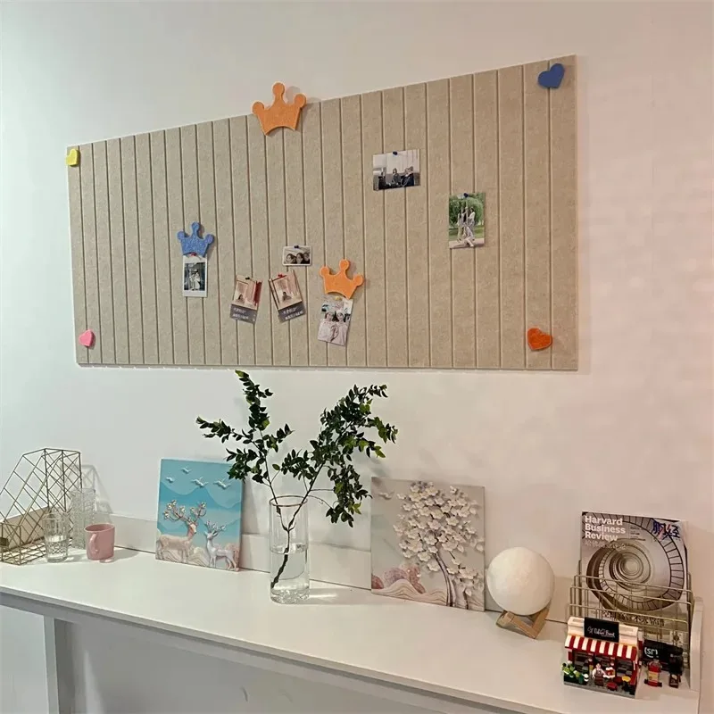 Felt Wall Sticker Kindergarten Work Display Board Simple Photo Wall School Office Classroom Background Wall Home Decor Nordic