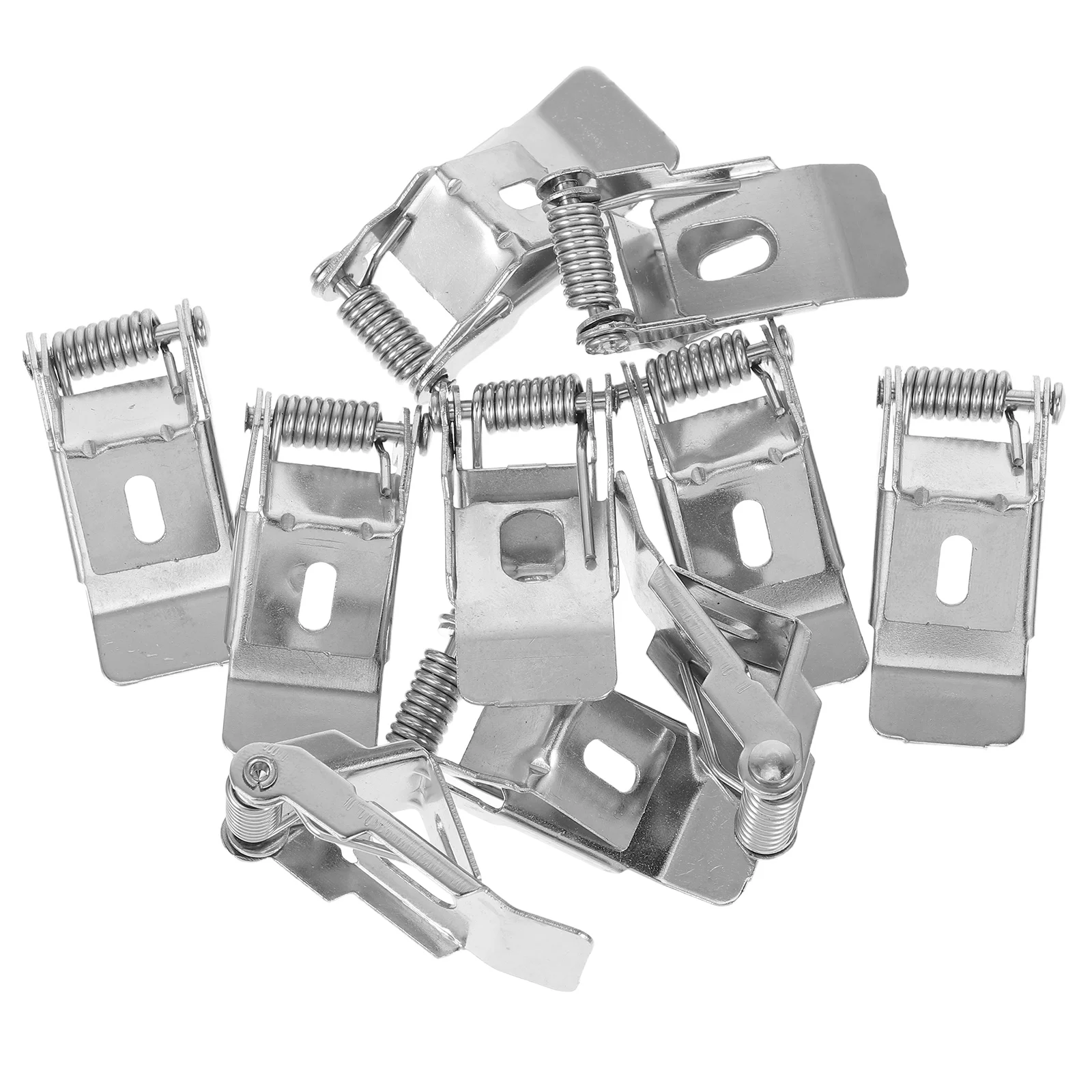 

10 Pcs Spring Clamp Downlight Retaining Clips Metal Clamps Lighting Iron for Recessed
