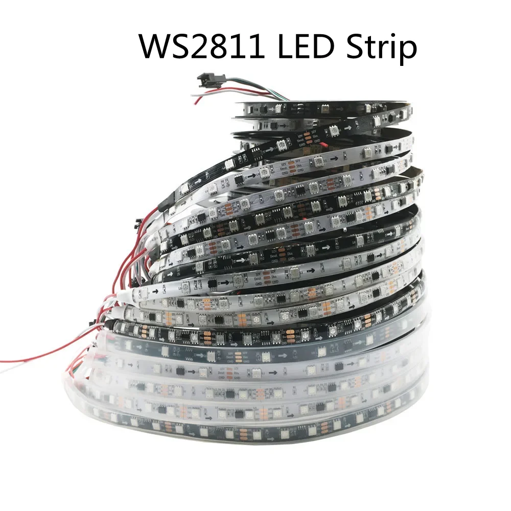 WS2811LED LED strip 30/60/pixel LED/m SMD5050 DC12V mini Bluetooth music color controller 28 key DC5V