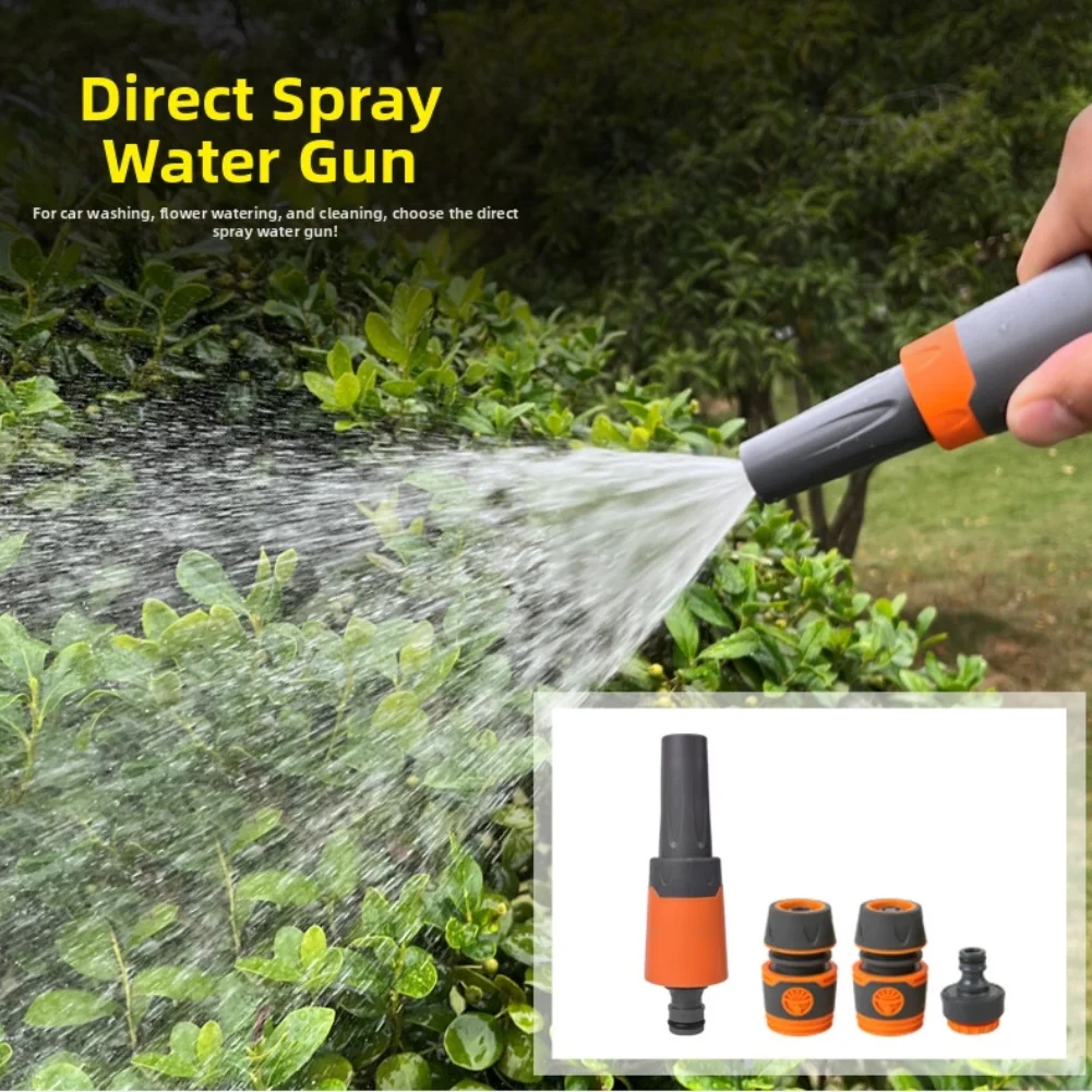 

Садовая вода высокого давления с регулируемой насадкой для легкой очистки садового шланга, адаптеры для быстрого подключения