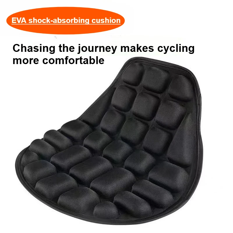 وسادة مقعد دراجة نارية ثلاثية الأبعاد ممتصة للصدمات، حماية للورك مسامية، مناسبة لركوب الدراجات النارية لمسافات طويلة #1