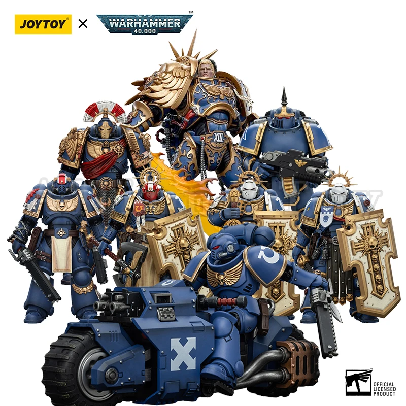 مجسم حركة JOYTOY 1/18 The Horus Heresy 40K جديد Ultra Squads & Mechas الملازم Titus أنيمي نموذج عسكري