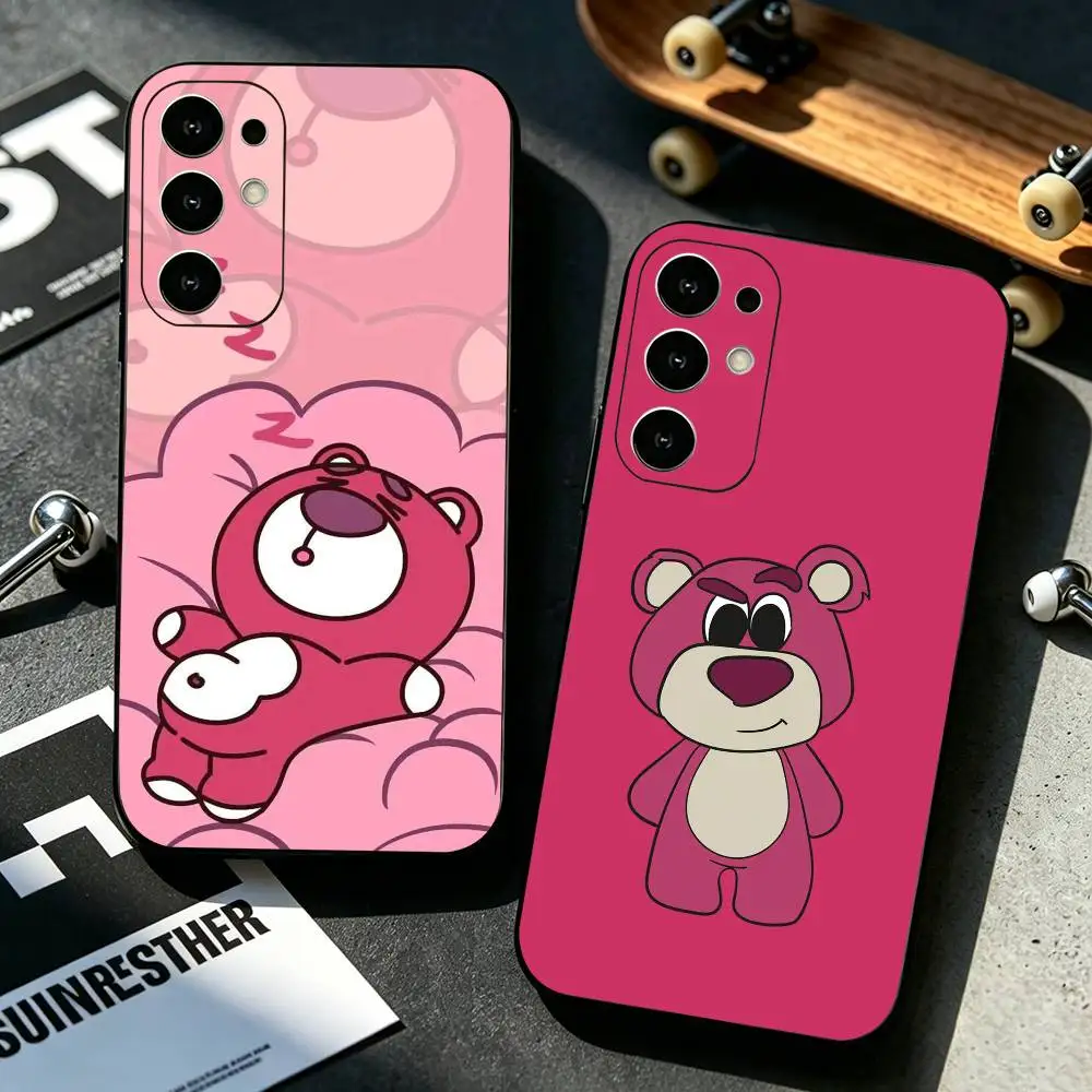 Cartoon L-Lotsos Top Selling  Phone Case For Samsung S25,S24,S21,S22,S23,S30,Ultra,S20,Plus,Fe,Soft Silicone Black Cover