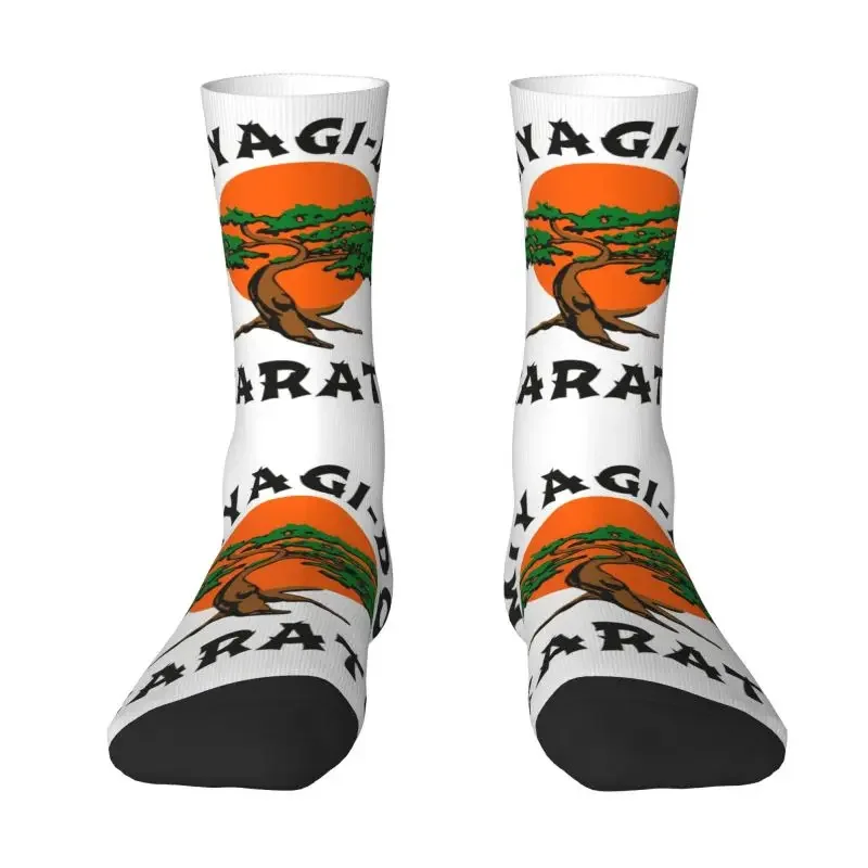 Kawaii Miyagi Do The Karate Kid Socks Women Men Warm 3D Printed Kai Football Sports Socks