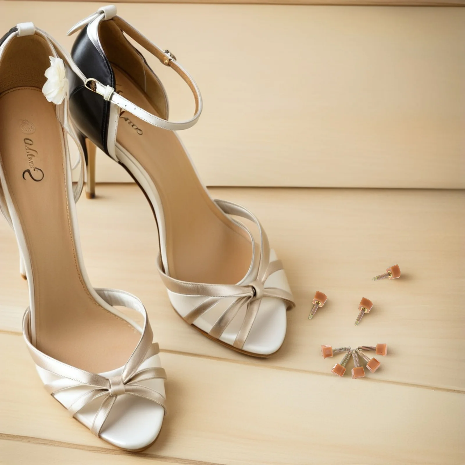 

20Pcs Universal Heel Caps Tpu Material Non Slip U Shape for Women High Heel Repair DIY Accessories Shoe Repair Professionals