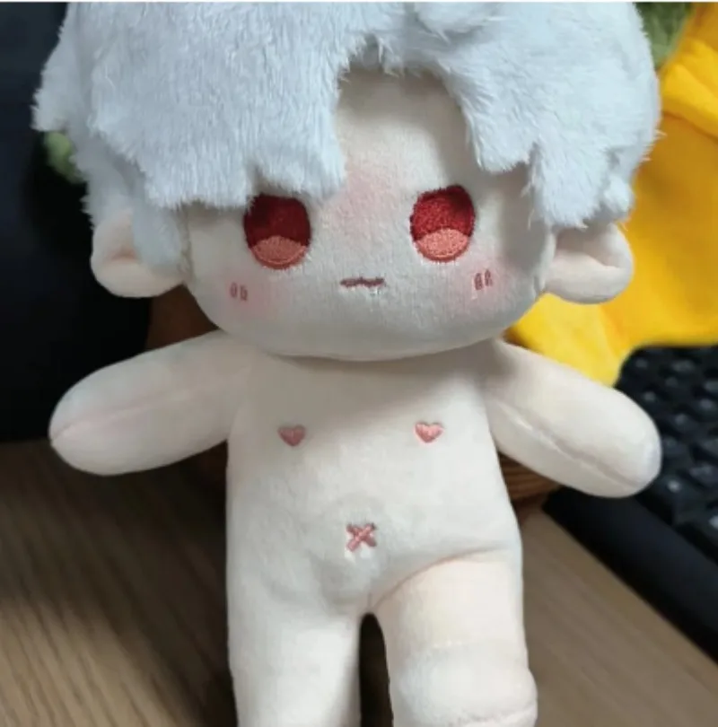 

20-сантиметровая плюшевая кукла Sylus из Love and Deepspace: очаровательная хлопковая игрушка для переодевания, фигурка с каркасом для косплея, подарок для фанатов