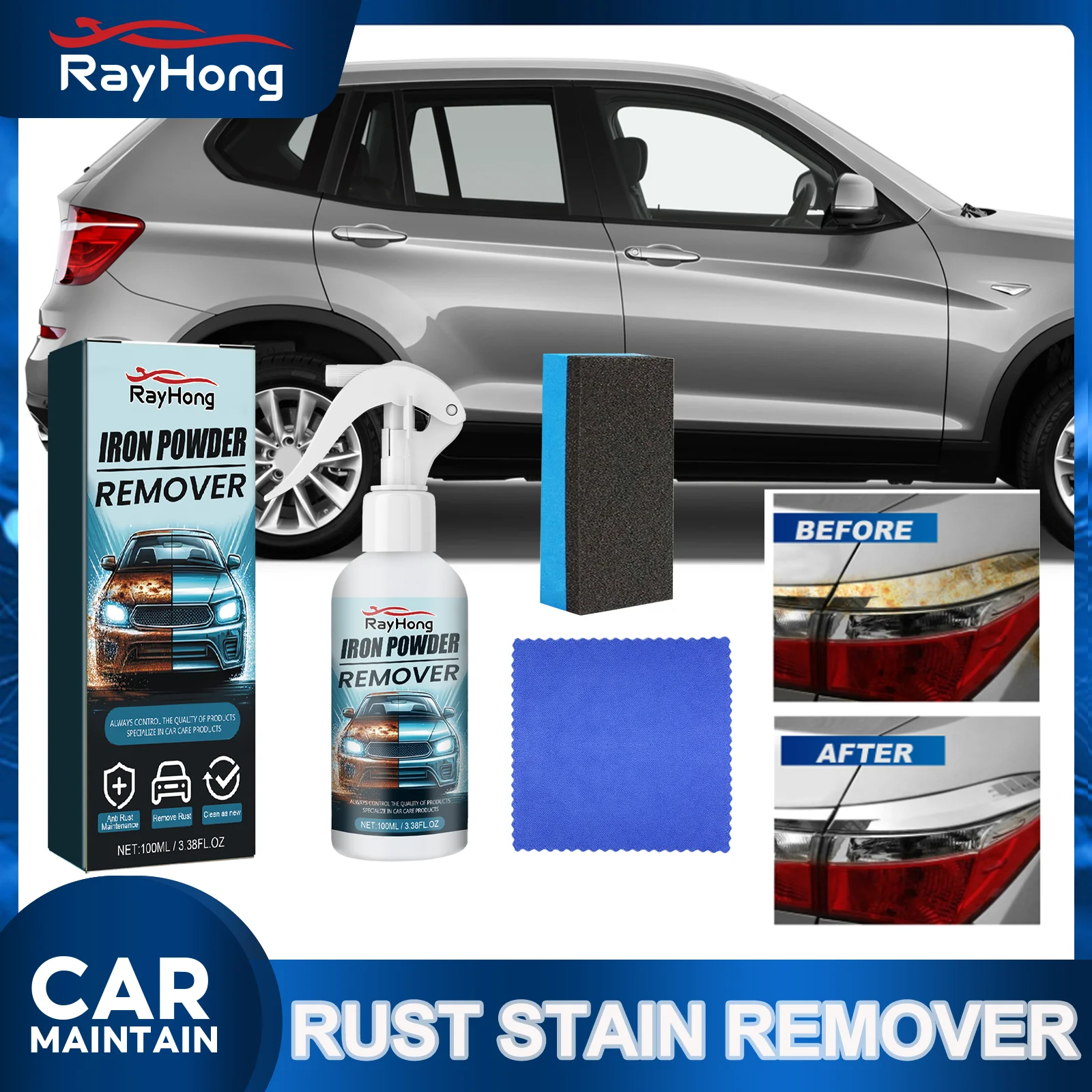Car Iron Remover Sp…