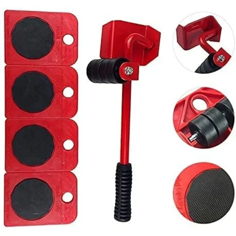 5 teile/satz Möbel Mover Werkzeug Hoch leistungs möbel Lifting Caster Werkzeug schwere Stoffe bewegen Rollen möbel Transport