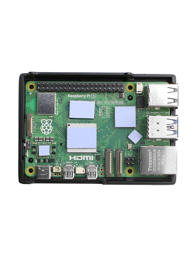 Raspberry Pi 5th generation 5B aluminum alloy cooling shell Raspberry Pi 5 metal cooling protective shell box