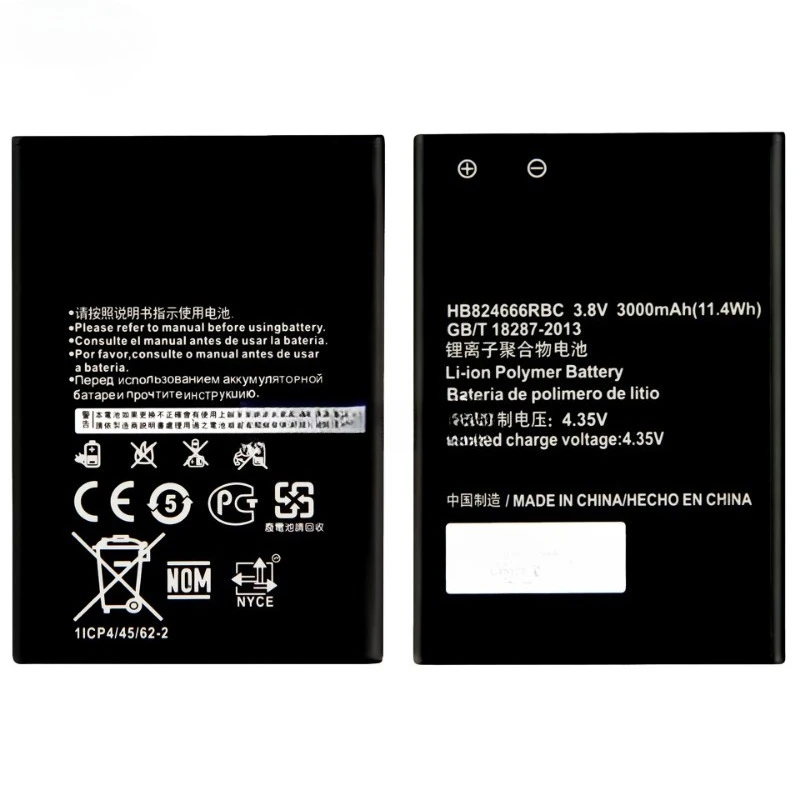 High Quality New HB824666RBC Replacement Battery 3.8V 3000mAh For Huawei E5577 EBS-937 WIFI Router Li-ion Battery