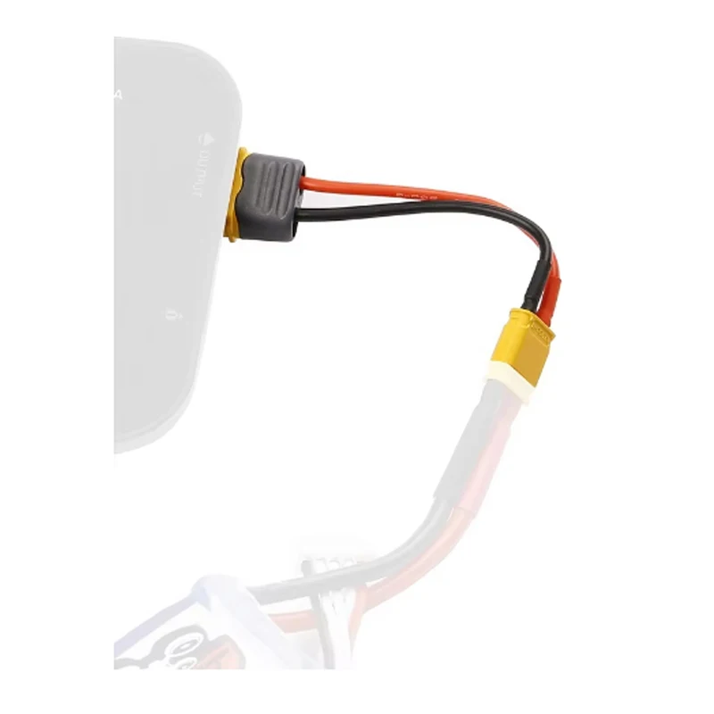 4 個 AMASS XT30 オス - XT60 メスプラグコネクタアダプター 100mm 16AWG シリコンワイヤー付き RC リポバッテリー RC ドローンカーボート用