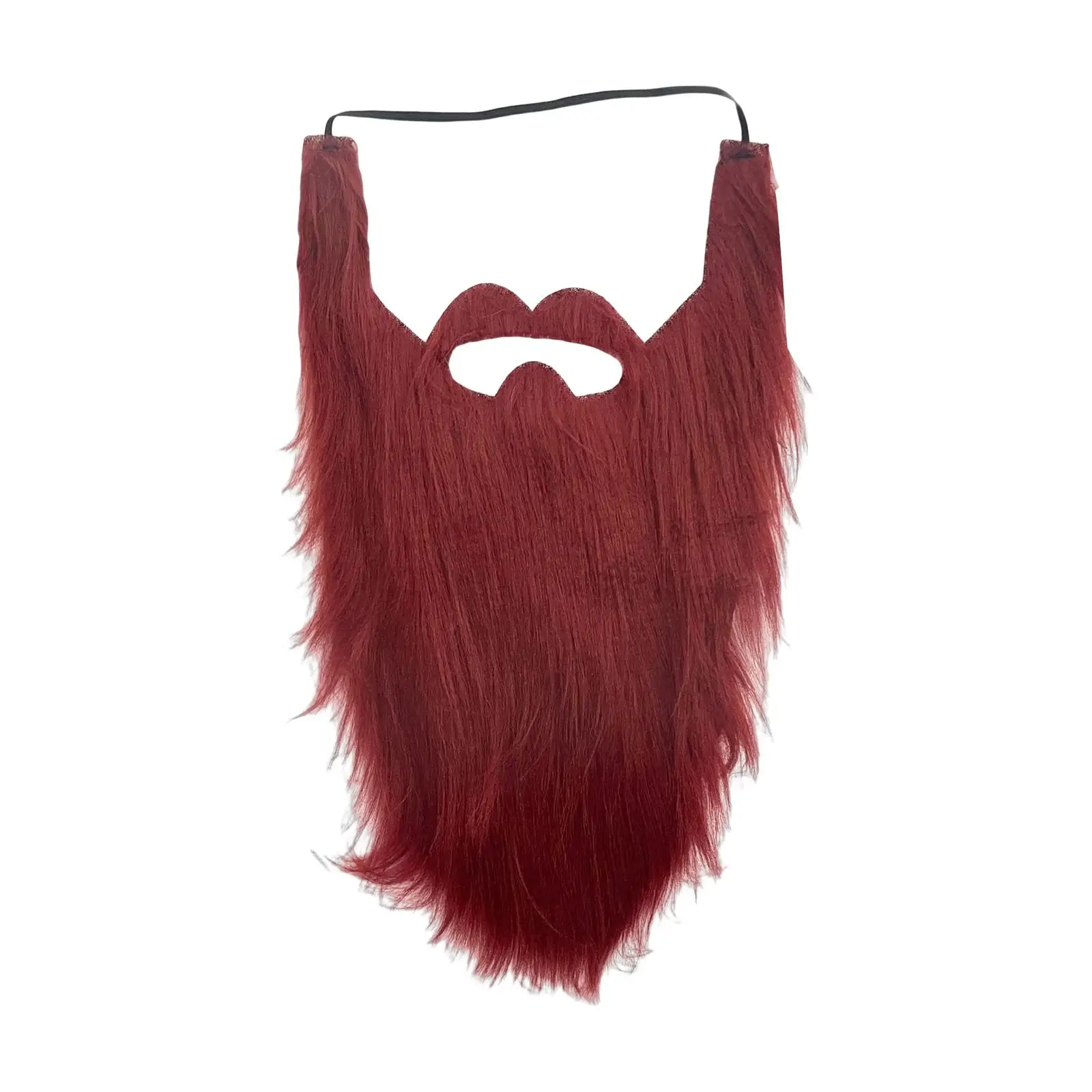 Novelty Long Beard Plush Costume Beard Disguise for Halloween Carnival Men Women Kids Cosplay Accessories
