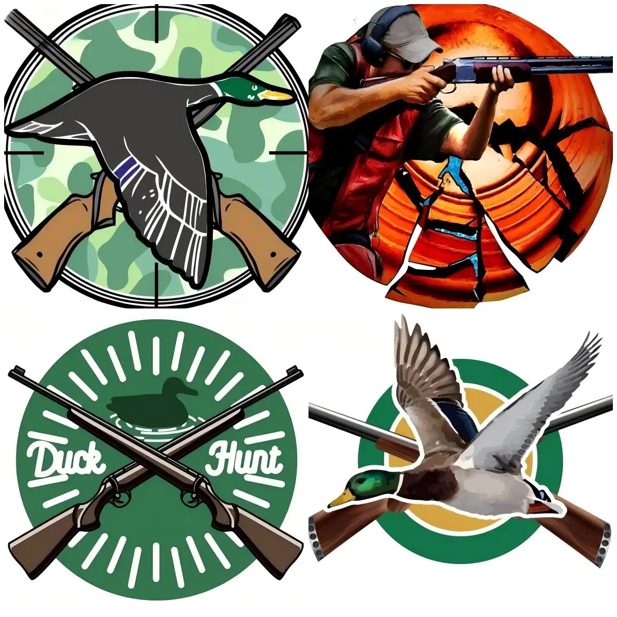 

Shotgun Trap Shoot Car Sticker Outdoor Hunting Off-road Rear Windshield Decal Sharpshooter Stickers