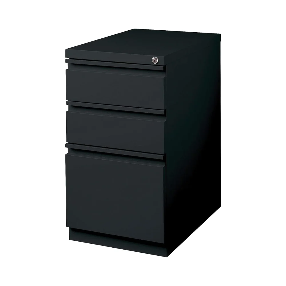 #￥forModern Mobile Commercial Grade File Pedestal-Home Office Use-3 Drawers-Steel Construction-Ball-Bearing Suspension Recessed