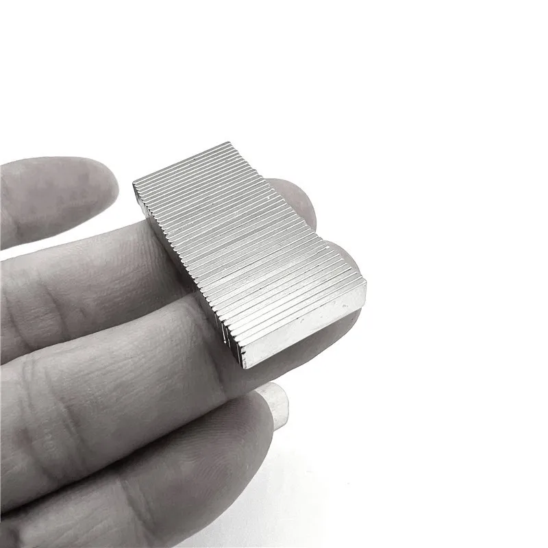 10 20 50PCS  Magnet 20x5x1 20x5x2 20x5x3 20x5x4 mm N35 Square Rare Earth Powerful Neodymium Magnetic Magnet