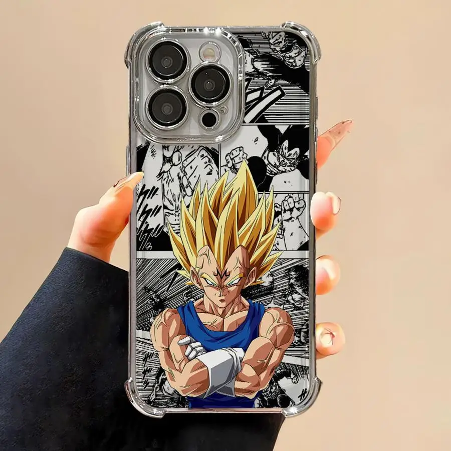 เคสสำหรับ iPhone 15 Plus 16 Pro Max 12 14 11 13 เคสนิ่มลายการ์ตูนอนิเมะเท่ๆ