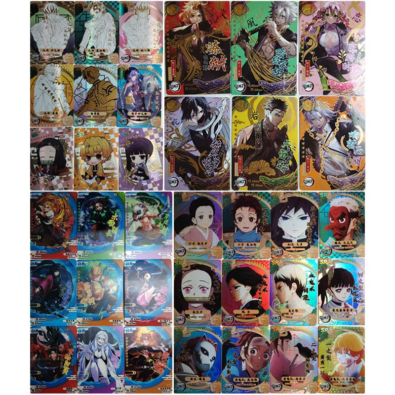 

Аниме Demon Slayer SP ZR PTR UR HR Набор карт Kanroji Mitsuri Tomioka Giyuu Коллекционные карты Подарки на день рождения Детские игрушки