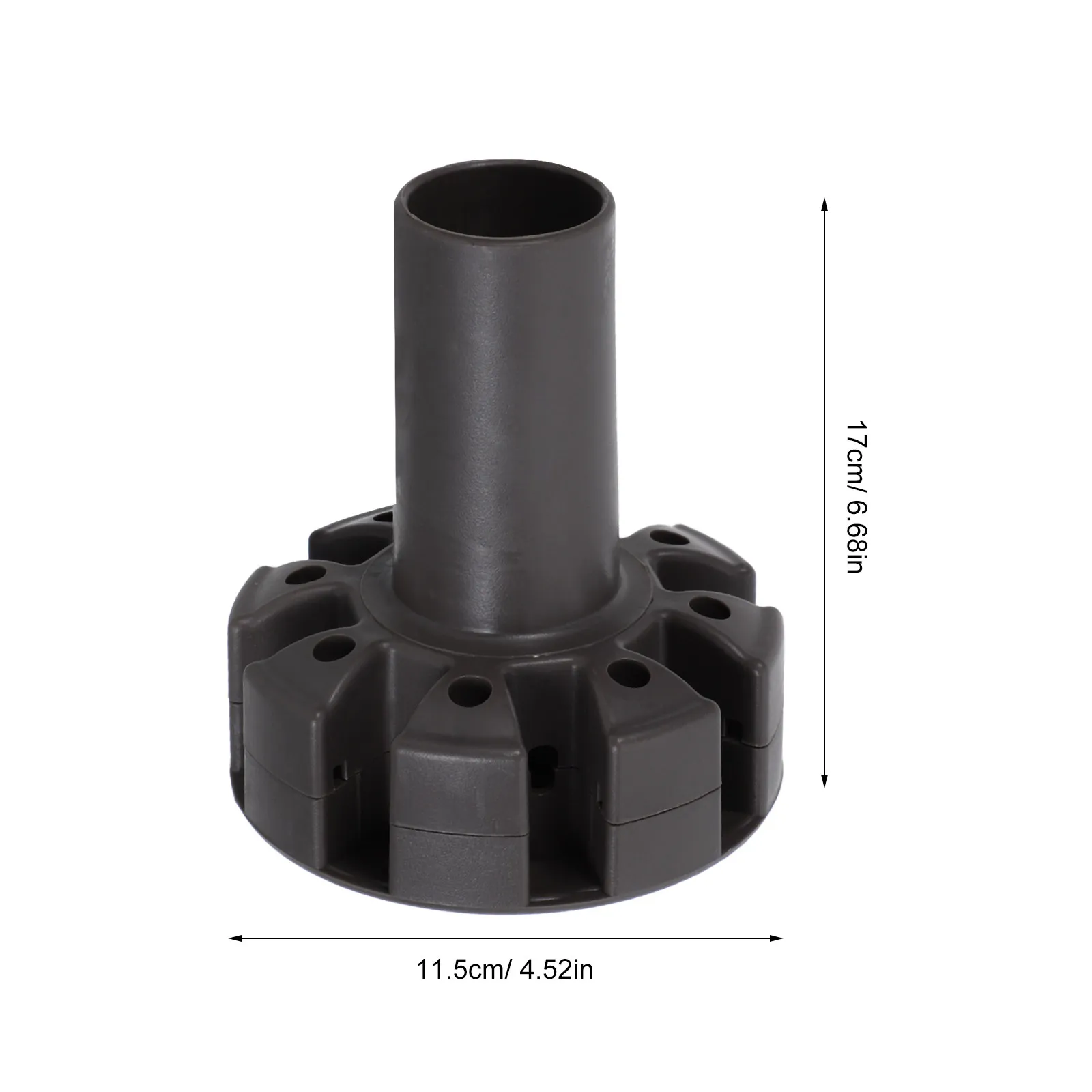 Replacement Lower Hub for Roman Umbrella Plastic Outdoor Patio Parasol Rib Holder Opening Closing Mechanism Garden Parasol
